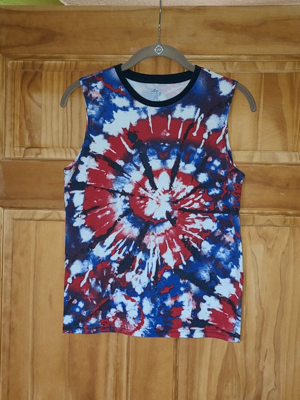 5/$20 Boys Way to Celebrate! Patriotic Tye-Dye Tank Top